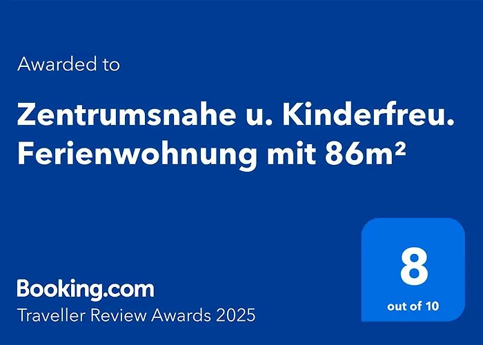 Zentrumsnahe U. Kinderfreu. Ferienwohnung Mit 86M²